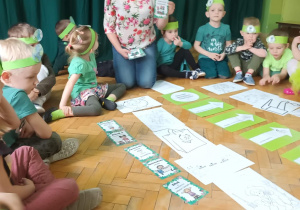 Dzieci ustalają kodeks małego Ekologa.