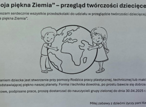 Przegląd twórczości dziecięcej "Piękna nasza Ziemia".
