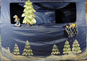 Scenki z przesdstawienia.