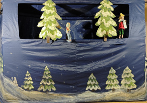 Scenki z przesdstawienia.