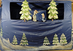 Scenki z przesdstawienia.