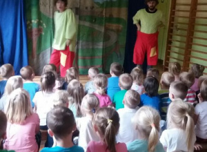 Przedstawienie teatralne "Jacek i Placek"