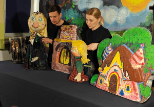Teatr Widzimisie w przedstawieniu "Jaś i Małgosia".