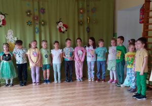 Występ dzieci z grupy zielonej.
