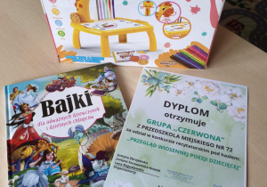 Nagrody zdobyte na przeglądzie pooezji