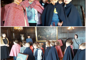 Dzieci z grupy II na wycieczce w Pałacu Herbsta