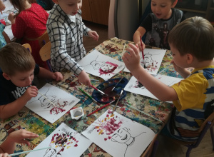 Malowanie wiatrem i deszczem - czyli ćwiczenia oddechowe poprzez zabawę